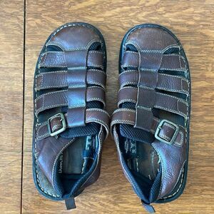 Thom McAn Leather Sandals Size 12